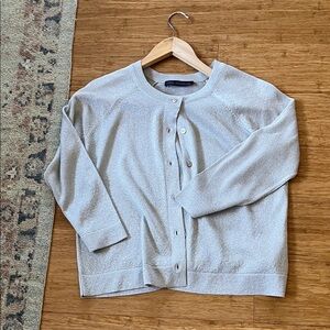 Women’s shimmery silver Sweater